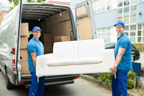 Packing materials and organised moving boxes for Leyton home relocation