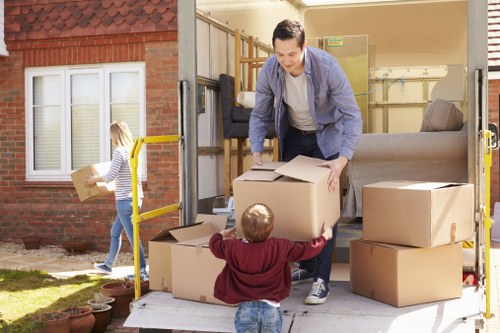 Removal team planning a house move in Leyton