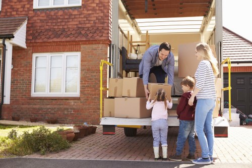 Residential removals for a flat or house in Leyton