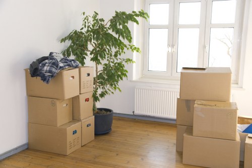 Residential move support with a removals van in Leyton