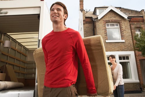 Packing and loading furniture for a Leyton relocation
